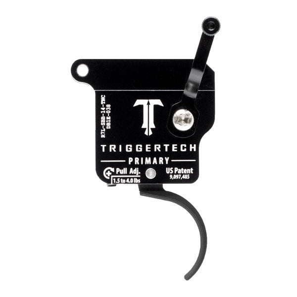 Triggertech Primary Curved Trigger LH Remington 700 Clone 1.5lb - 4lb