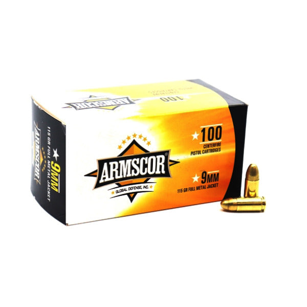 ARMSCOR AMMO 9MM 115gr FMJ VP 200/bx 5/cs