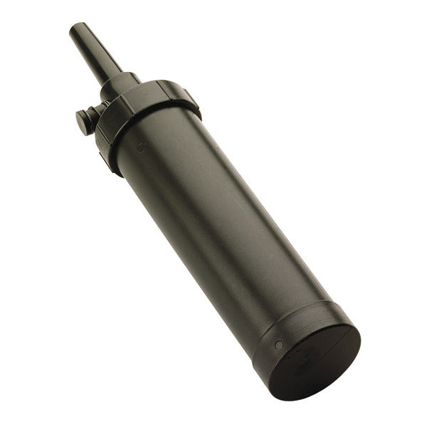 TRADITIONS COMPOSITE TUBULAR FLASK WITH VALVE (BLACK)