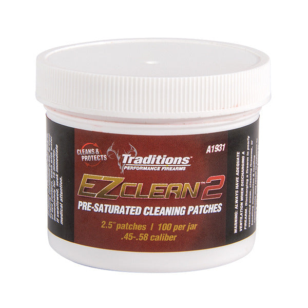 TRADITIONS EZ CLEAN 2 2.5 PRE- SATURATED PATCHES 100/PK