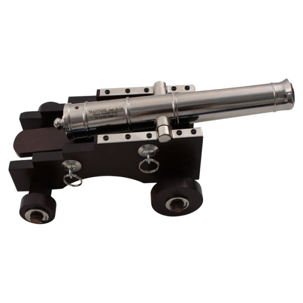 Traditions Mini Old Ironsides Black Powder Cannon 50 Caliber Nickel