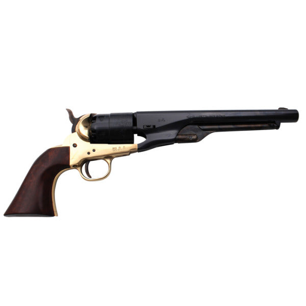 Traditions 1860 Army Muzzle Loading Revolver 44 Caliber with Brass Frame Walnut