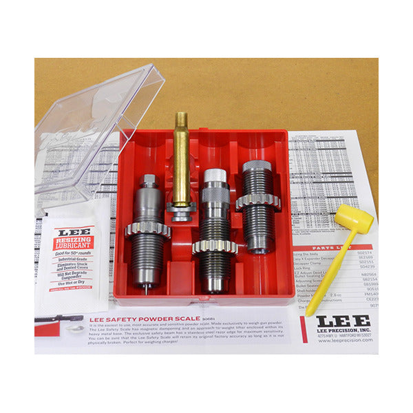 LEE 300 HAM'R 3-DIE SET w/FACTORY CRIMP & HOLDER