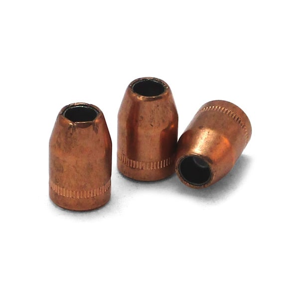 Factory Seconds .357 Diameter Bullets 125 grain Jacketed Hollow Point Bag of 100