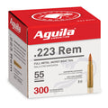 Aguila 223 Remington Ammunition 55 Grain Full Metal Jacket Box of 300
