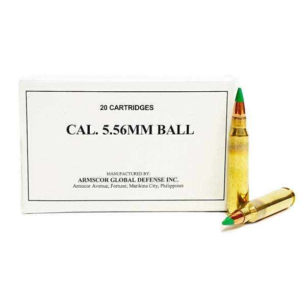 ARMSCOR AMMO 5.56 (M855) 62gr FMJ 20/bx 50/cs