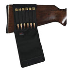 GROVTEC BUTTSTOCK AMMO HOLDER RIFLE w/FLAP BLACK