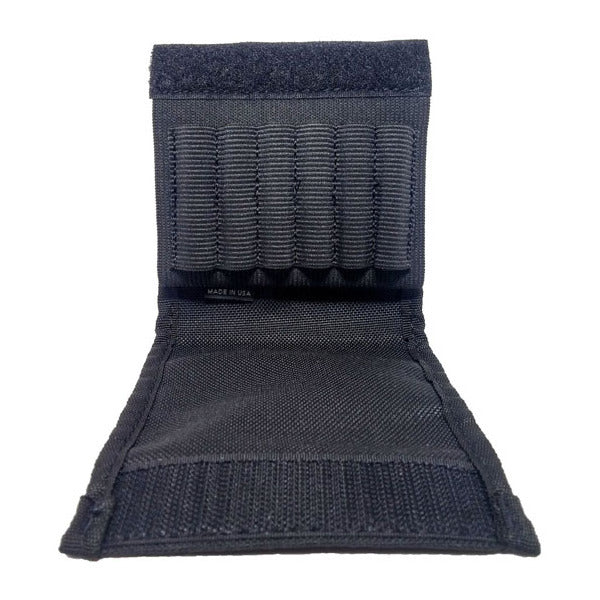 GROVTEC BUTTSTOCK AMMO HOLDER RIFLE w/FLAP BLACK