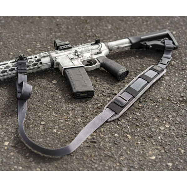 GROVTEC SLING QS 2-PT SENTINEL w/PB SWIVELS GRY
