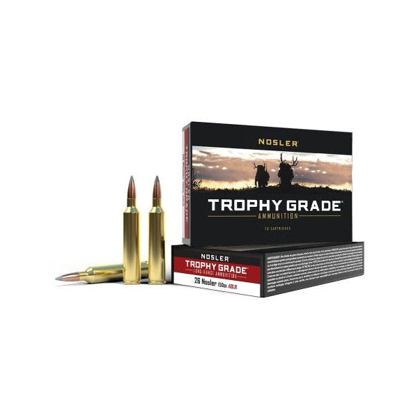 Nosler Trophy Grade 26 Nosler Ammunition 150 Grain AccuBond Polymer Tip Box of 20