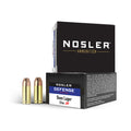 Nosler Defense 9mm Luger +P Ammunition 124 Grain Jacketed Hollow Point Box of 20