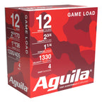 Aguila Game Load 12 Gauge Ammunition 2-3/4" #4 1-1/4 oz 1330 fps Box of 25