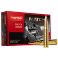 Norma Golden Target Match 308 Winchester Ammunition 175 Grain GTX Boat Tail Hollow Point Box of 20