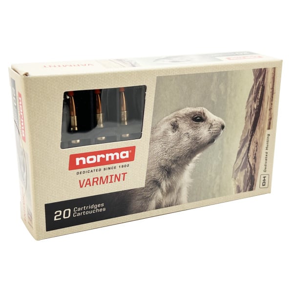 Norma TipStrike Varmint 223 Remington Ammunition 55 Grain Polymer Tip Box of 20