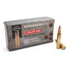 Prvi Partizan Rangemaster 5.56x45mm NATO Ammunition 55 Grain Full Metal Jacket Box of 20