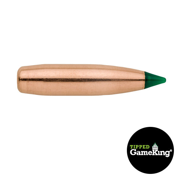 Sierra Tipped GameKing 28 Caliber, 7mm (.284 Diameter) Bullets 140 grain Polymer Tip Box of 100