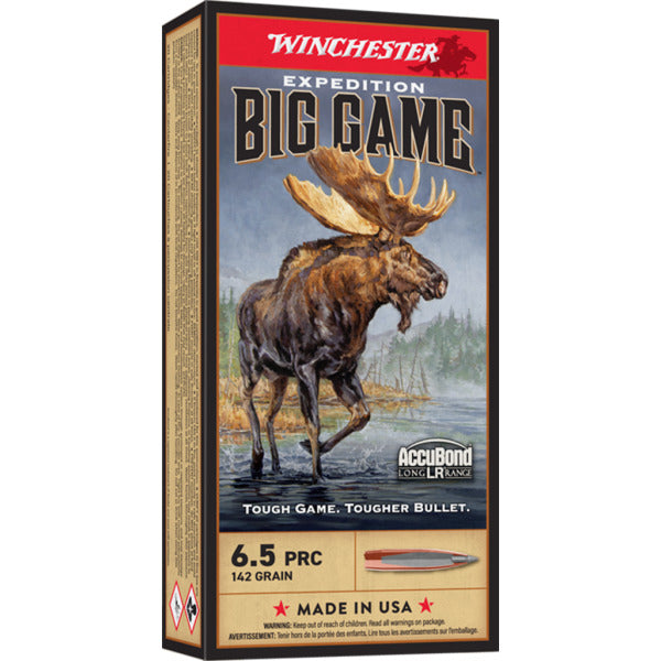 Winchester Expedition Big Game LR 6.5 PRC Ammunition 142 Grain Polymer Tip Box of 20