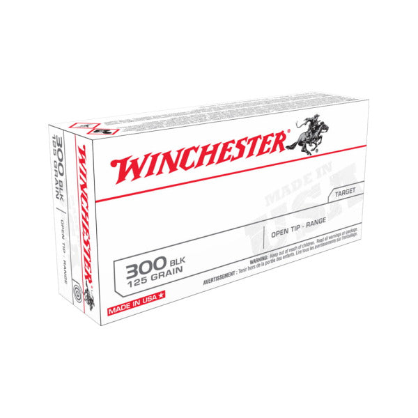WINCHESTER AMMO 300 BLK USA TGT 200gr FMJOT VP 60/bx 4/cs