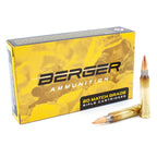 Berger 223 Remington Ammunition 77 Grain Open Tip Match Box of 20