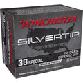 Winchester Silvertip 38 Special Ammunition 110 Grain Hollow Point Box of 20