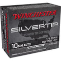 Winchester Silvertip 10mm Auto Ammunition 185 Grain Hollow Point Box of 20