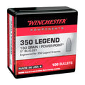 Winchester Power Point 9mm (.355 Diameter) Bullets 180 grain Soft Point Box of 10