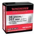 Winchester .357 Diameter Bullets 158 grain Hollow Point Box of 10
