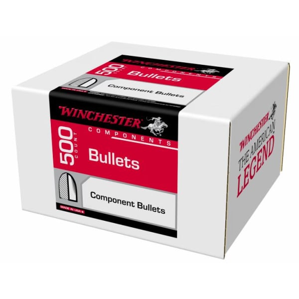 Winchester 40 Caliber/10mm (.400 Diameter) Bullets 180 grain Truncated Cone Flat Nose Box of 3