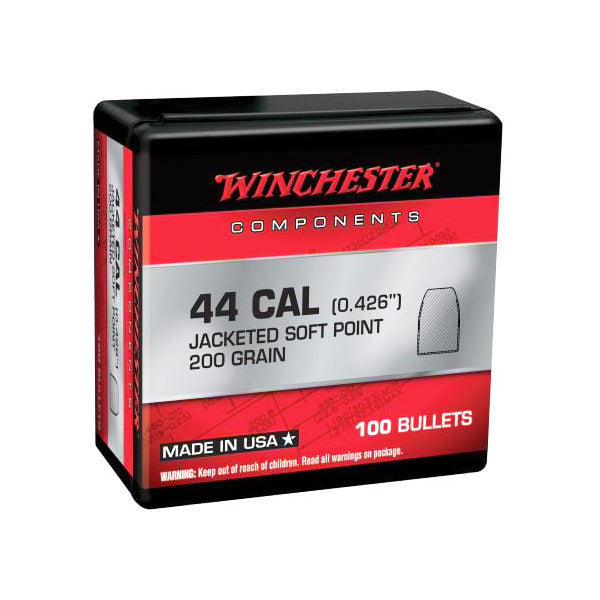 Winchester .426 Diameter Bullets 200 grain Soft Point Box of 10