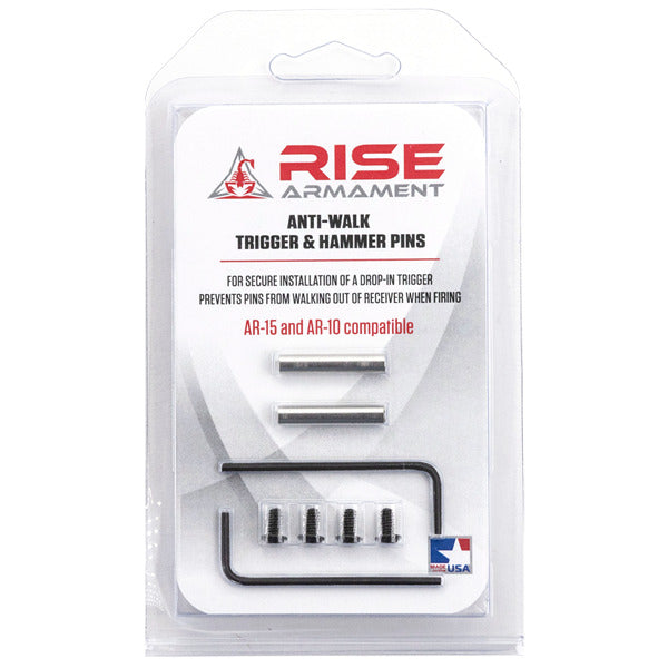 Rise Armament AR-15 Anti-Walk Hammer & Trigger Pin Set