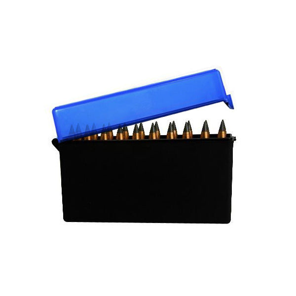 BERRY 270/30-06 HINGE-TOP BOX 20-RND BLUE/BLK 50/cs