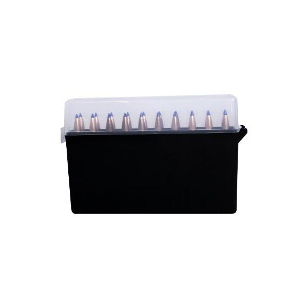 BERRY 270/30-06 HINGE-TOP BOX 20-RD CLEAR/BLK 50/cs