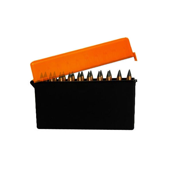 BERRY 270/30-06 HINGE-TOP BOX 20rd H.ORNGE/BLK 50cs