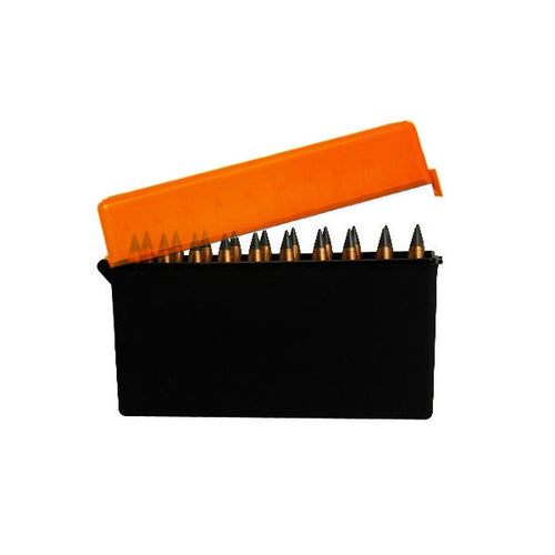 BERRY 270/30-06 HINGE-TOP BOX 20rd H.ORNGE/BLK 50cs