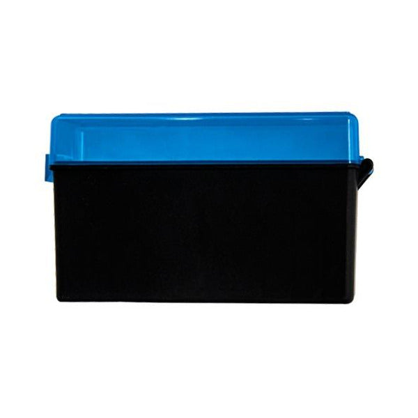 BERRY ULTRA MAG HINGE-TOP BOX 20-RND BLUE/BLK 50/cs