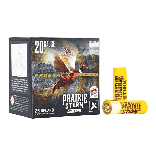 Federal Premium Prairie Storm 20 Gauge Ammunition 2-3/4" #6 1 oz Box of 25
