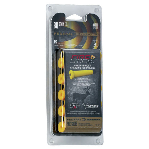 FEDERAL MUZZLELOAD 80gr FIRE -STICK TRIPLE 8 10bx 10cs