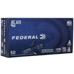 Federal Premium Syntech Defense 45 ACP Ammunition 205 Grain Hollow Point Box of 50