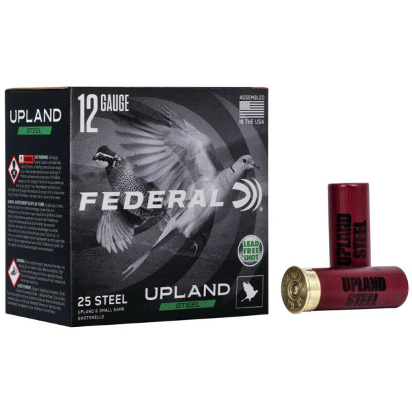 Federal Premium Upland Steel 12 Gauge Ammunition 2-3/4" #6 1 oz 1375 fps Steel Box of 25