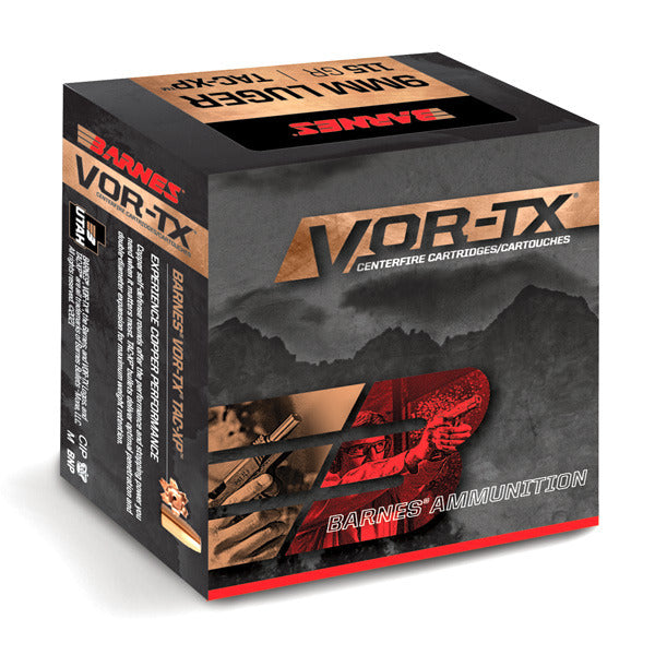 Barnes VOR-TX 40 S&W Ammunition 140 Grain Hollow Point Box of 20