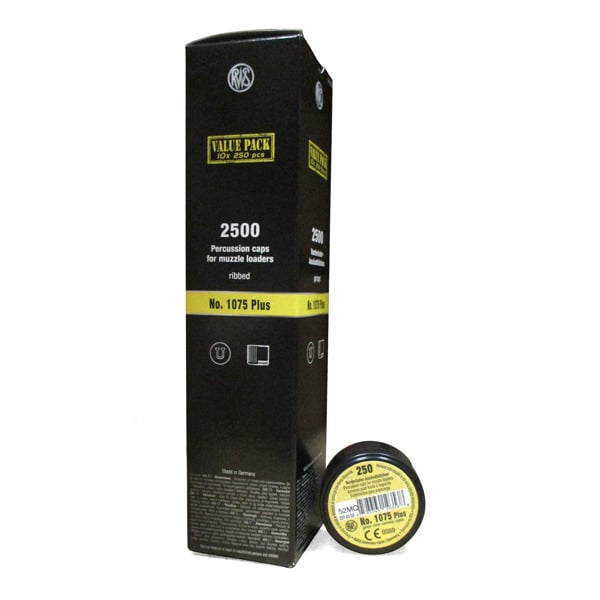 RWS #11 1075 Plus Percussion Caps Box of 2500