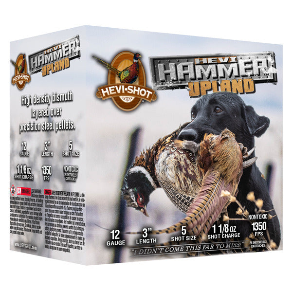 Hevi-Shot Hevi-Hammer 12 Gauge Ammunition 3" #5 1-1/8 oz 1350 fps Bismuth/Steel Box of 25
