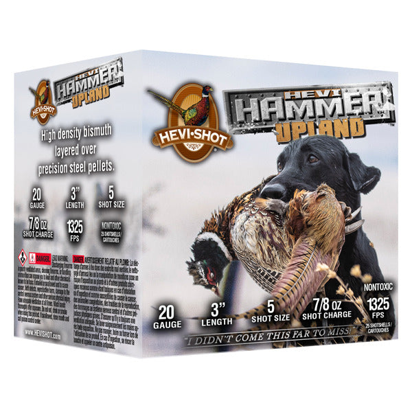 Hevi-Shot Hevi-Hammer 20 Gauge Ammunition 3" #5 7/8 oz 1325 fps Bismuth/Steel Box of 25
