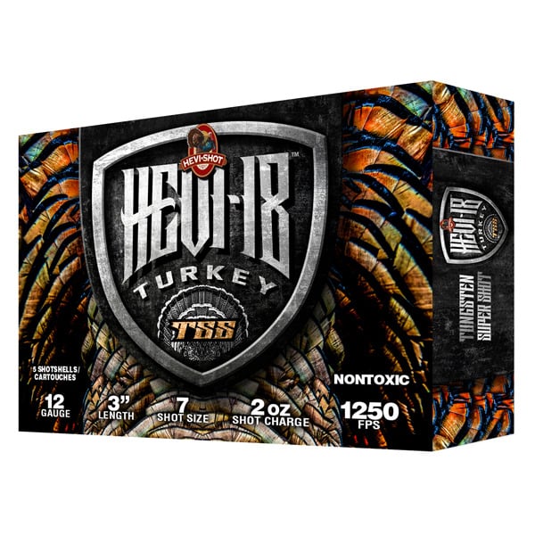 Hevi-Shot Hevi-18 12 Gauge Ammunition 3" #7 2 oz 1250 fps Tungsten Box of 5