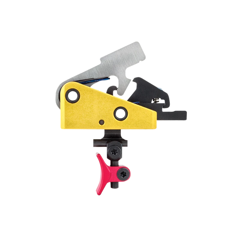 Timney AR Calvin Elite Trigger Single Stage Drop In 1.5lb - 2lb with Red Shoes