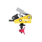 Timney AR Calvin Elite Trigger Single Stage Drop In 1.5lb - 2lb with Red Shoes