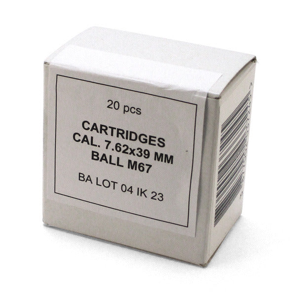 Igman 7.62x39mm Ammunition 123 Grain Full Metal Jacket Box of 20