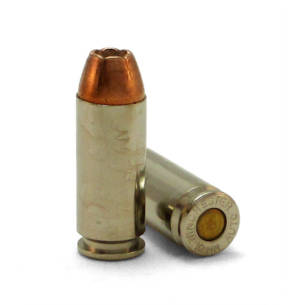 Winchester Defender 10mm Auto Ammunition 180 Grain Jacketed Hollow Point Box of 20