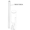 DILLON SUPER-1050 STANDRD CASEFEED TUBE-BLK STICKER