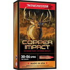 Winchester Power Point 30-06 Springfield Ammunition 180 Grain Copper Impact Copper Impact Polymer Tip Box of 20